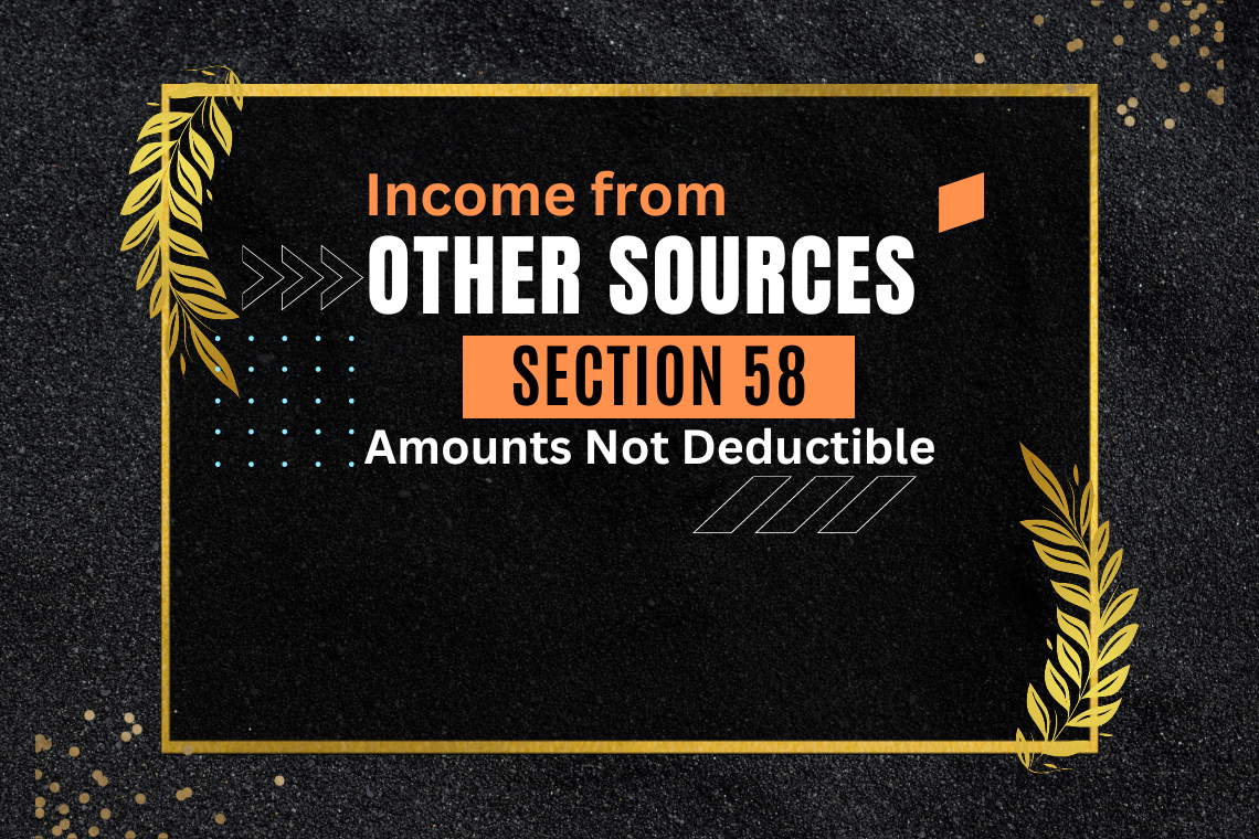 Amounts Not Deductible Section 58