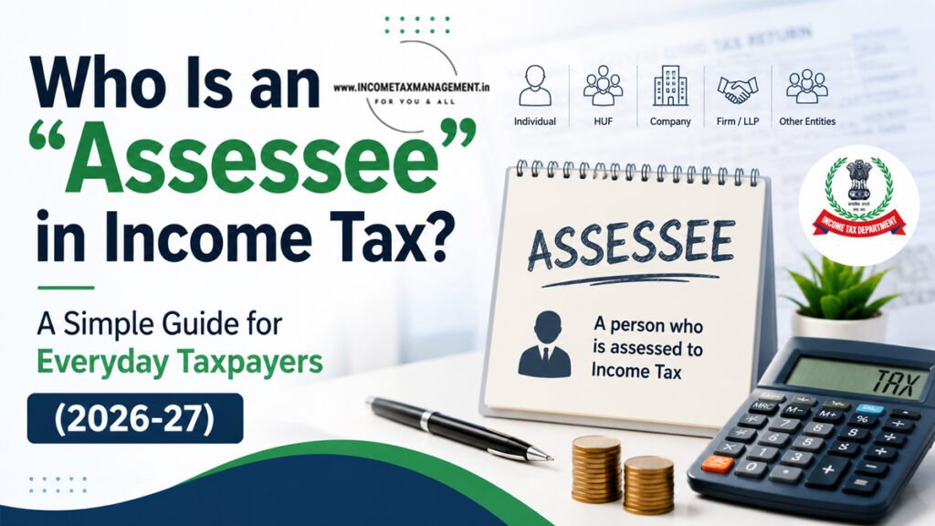 Who Is an "Assessee" in Income Tax? A Simple Guide for Everyday Taxpayers (2026-27)